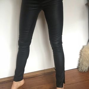 Rebecca Minkoff leather leggings 4 NWT
